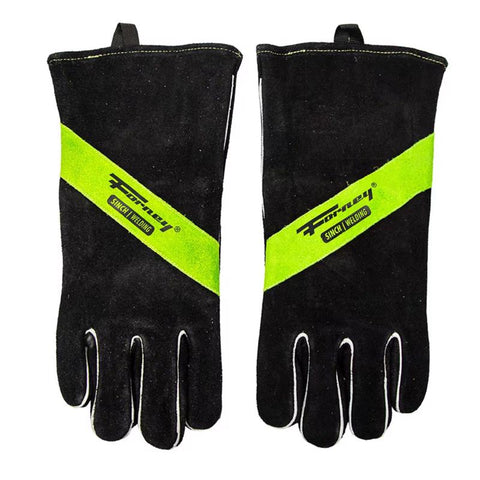 Forney 15 in. Cowhide Welding Gloves Black L 1 pk