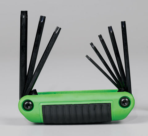 Eklind Ergo-Fold T8-T40 Juego de llaves Allen Torx plegables 8 piezas