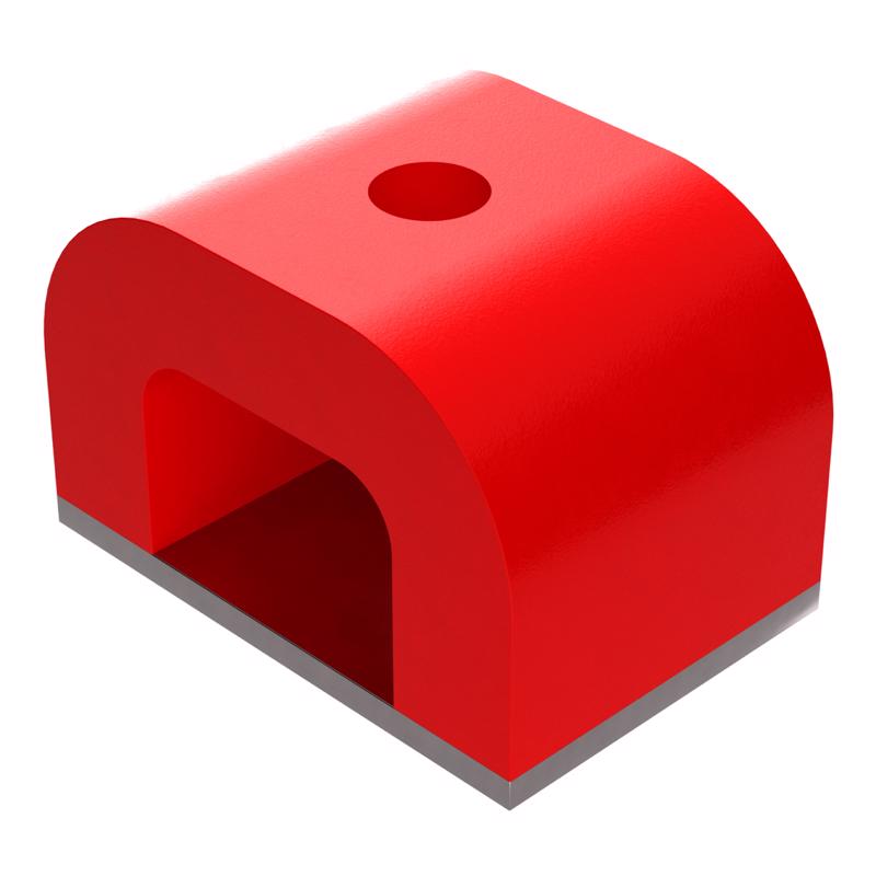 Magnet Source 1.6 in. L X 1 in. W Red Horseshoe Magnet 20 lb. pull 1 pc