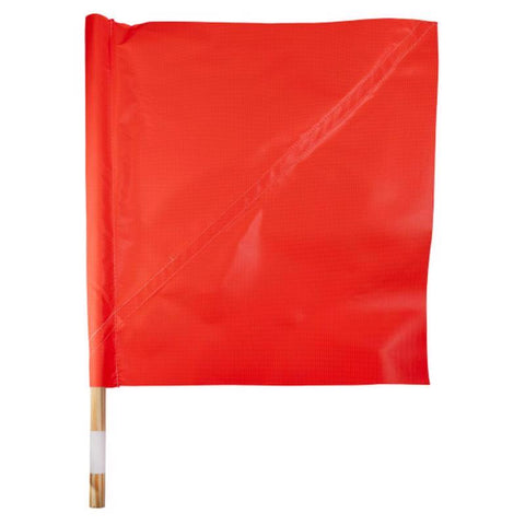 C.H. Hanson 24 in. Fluorescent Orange Safety Flags Polyvinyl 1 pk