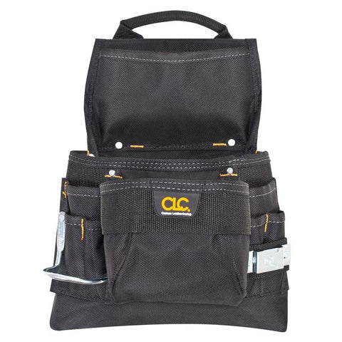 CLC 5 in. W X 15.25 in. H Ballistic Polyester Tool Bag 9 pocket Black 1 pc
