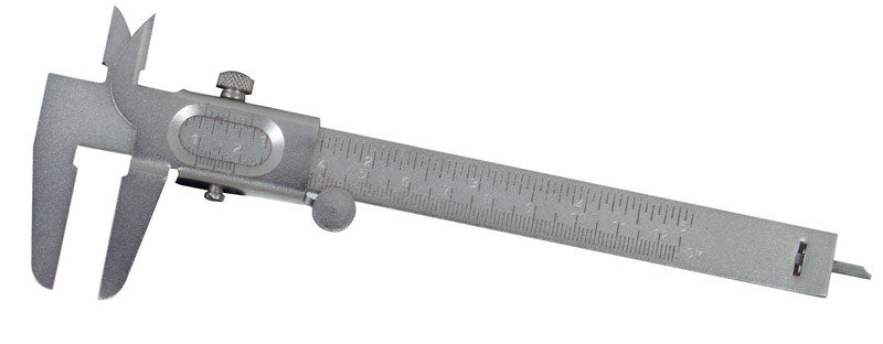 Calibrador vernier general de 5 pulg. de largo x 3-3/4 pulg. de ancho, 1 pza.