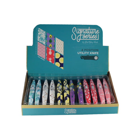 Best Way Tools Signature Series 12 in. Retractable Floral Utility Knife Assorted 12 pc (Pack of 12)