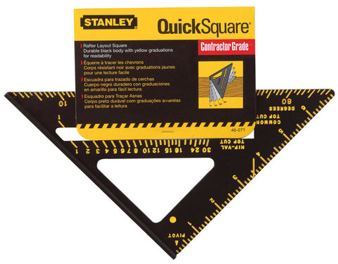 Stanley QuickSquare 10.25 in. L Aluminum Layout Tool