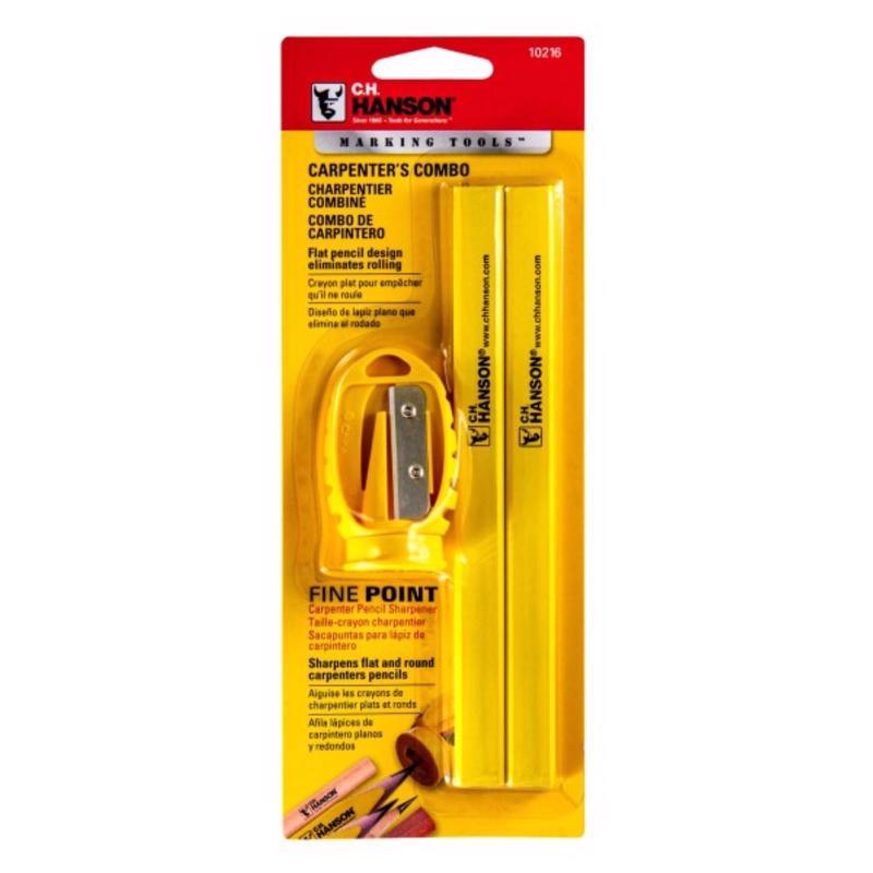 C.H. Hanson 7 in. L Carpenter Pencil Kit Yellow 3 pc