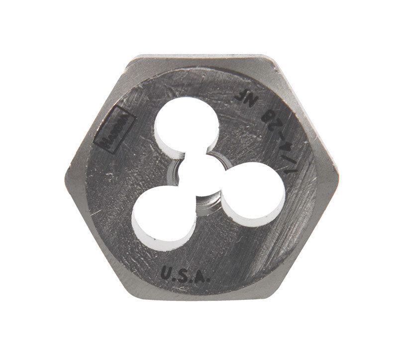 Irwin Hanson SAE 1/4-28 in. Hexagon Die (Pack of 5)