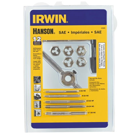 Irwin Hanson SAE 5/8 in. Tap and Die Set