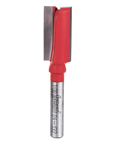 Freud 1/2 in. D X 1/2 in. X 2-1/8 in. L Carbide Double Flute Straight Router Bit