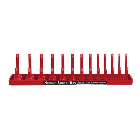 Hansen Global 13.25 in. L X 3/8 in. drive SAE Socket Tray 1 pc