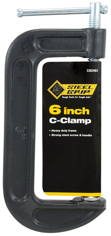 Sargento en C ajustable Steel Grip de 6 pulg., 1 pieza