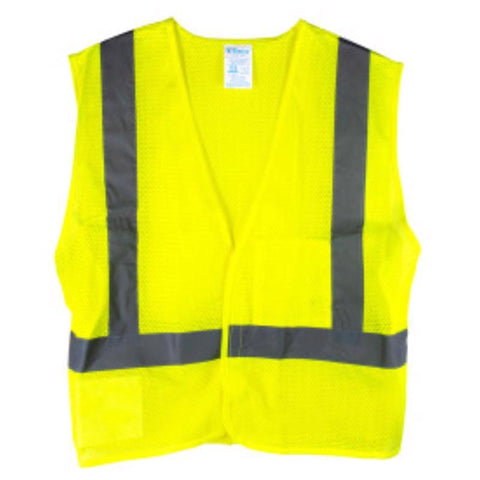 C.H. Hanson ANSI CI II Reflective Safety Vest Green One Size Fits All