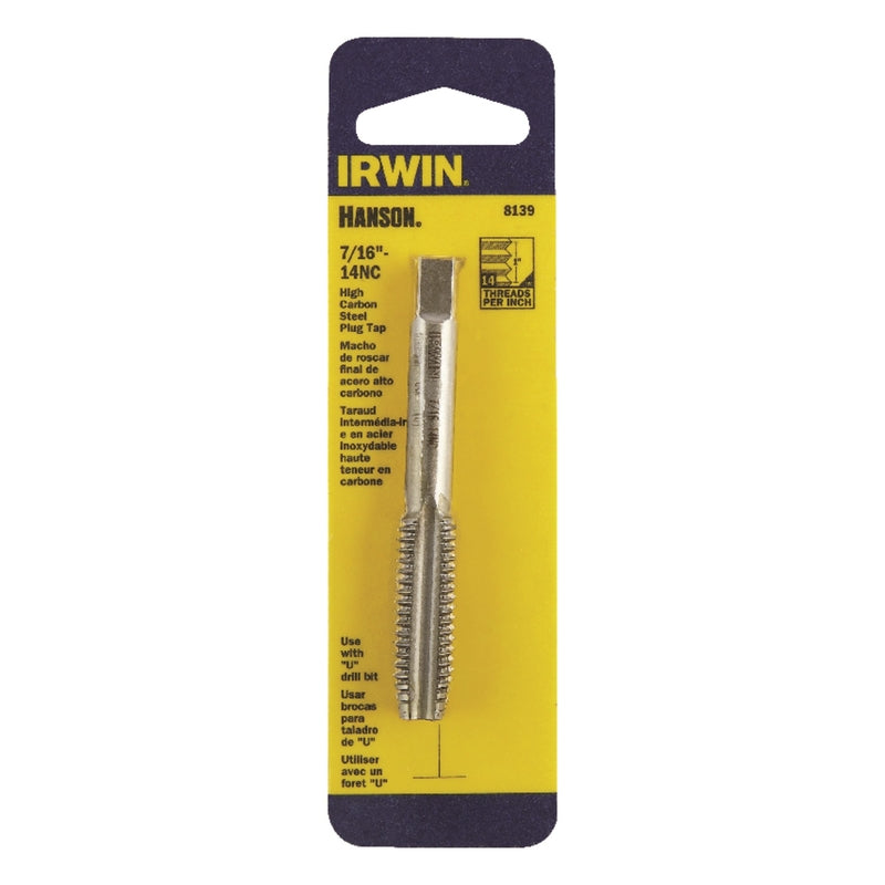 Macho de roscar fraccional Irwin Hanson SAE de 7/16 pulg.