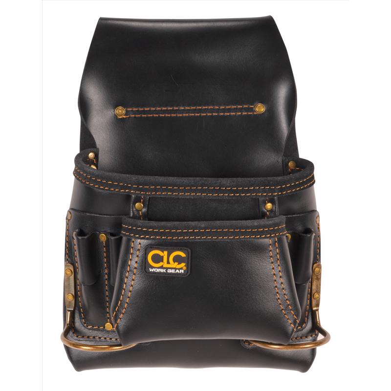 CLC 4.25 in. W X 13.5 in. H Leather Tool Bag 8 pocket Tan 1 pc