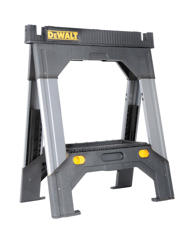 DeWalt 32-11/16 pulg. de alto x 27-3/16 pulg. de ancho Caballete plegable ajustable 2500 lb 1 pza