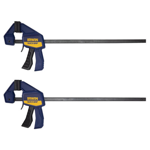 Irwin Quick-Grip 12 in. X 2-7/16 in. D Bar Clamp 100 lb 2 pc