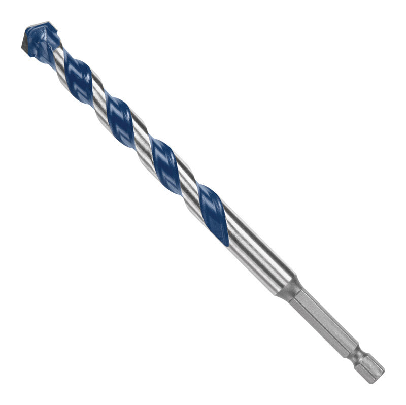 Broca para rotomartillo Bosch BlueGranite Turbo de 7/16 pulg. x 6 pulg. de largo, punta de carburo y vástago hexagonal, 1 pza.