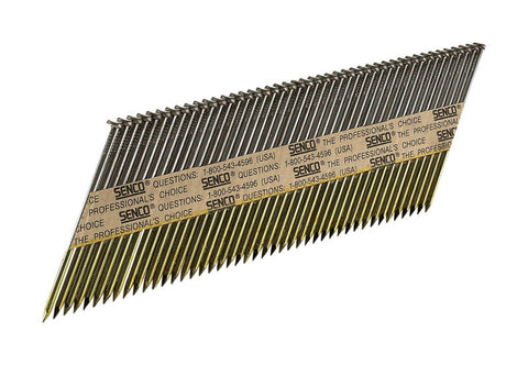 Senco 3 in. L Angled Strip Hot-Dip Galvanized Framing Nails 34 deg 2500 pk
