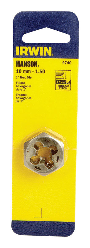 Irwin Hanson Metric 10 - 1.50 mm Hexagon Die