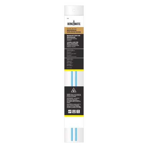 Bernzomatic 1/5 in. D X 12 in. L Nickel Brazing/Welding Rods 2 pk (Pack of 6)