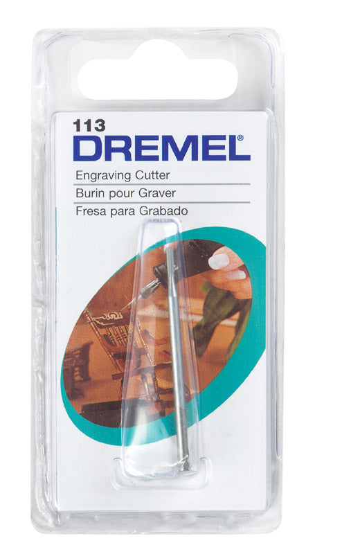 Dremel 1/16 pulg. X 1.5 pulg. L Cortador de grabado de acero de alta velocidad 1 pza