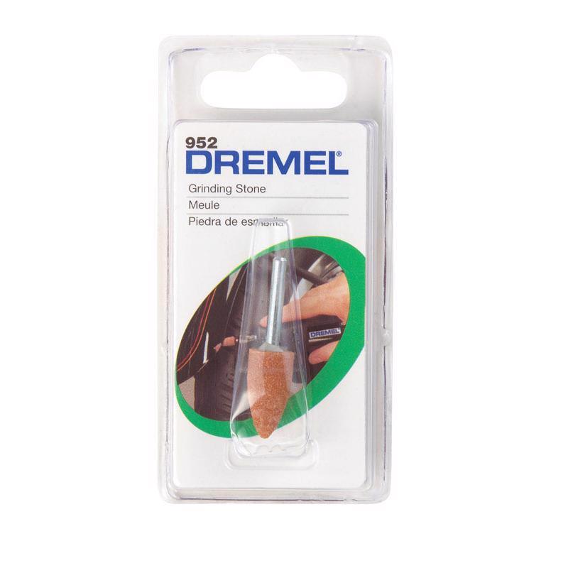 Piedra abrasiva de óxido de aluminio Dremel de 3/8 pulg. x 1-1/2 pulg. de largo, 1 ud.