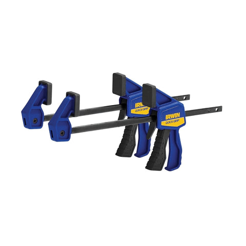 Irwin Quick-Grip 4.25 in. X 1-3/16 in. D Micro Bar Clamp and Spreader 35 lb 2 pc