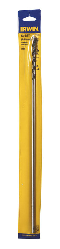 Broca para colgar de campana de acero IRWIN de 5/16 pulg. x 18 pulg. de largo, vástago recto, 1 pza.