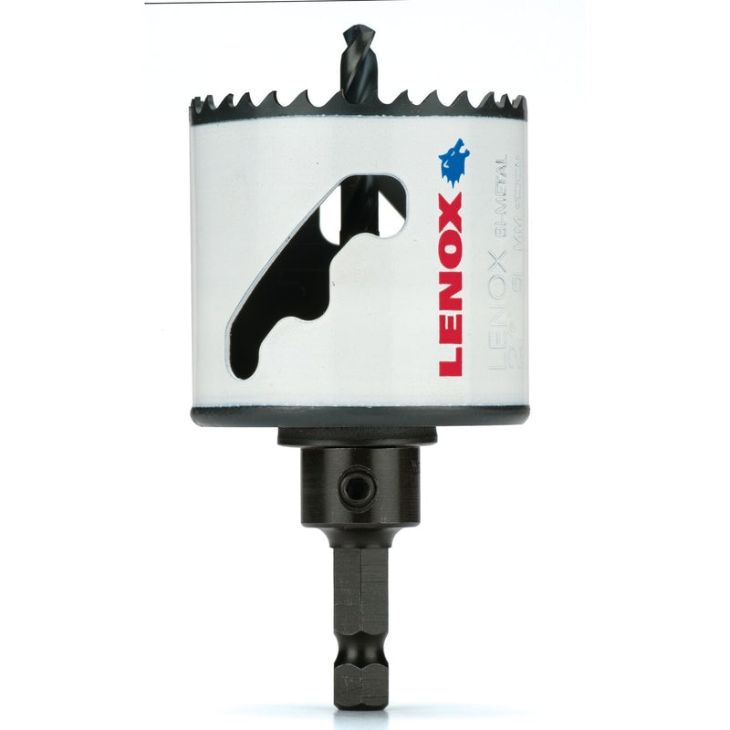 LENOX Speed Slot 2 in. Bi-Metal 1.5 in. L Hole Saw Arbor Included