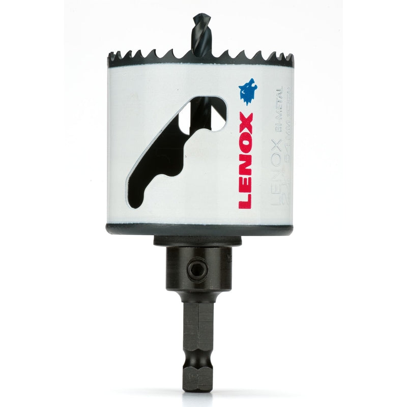 LENOX Speed Slot 2-1/8 in. Bi-Metal 1.5 in. L Hole Saw Arbor Included
