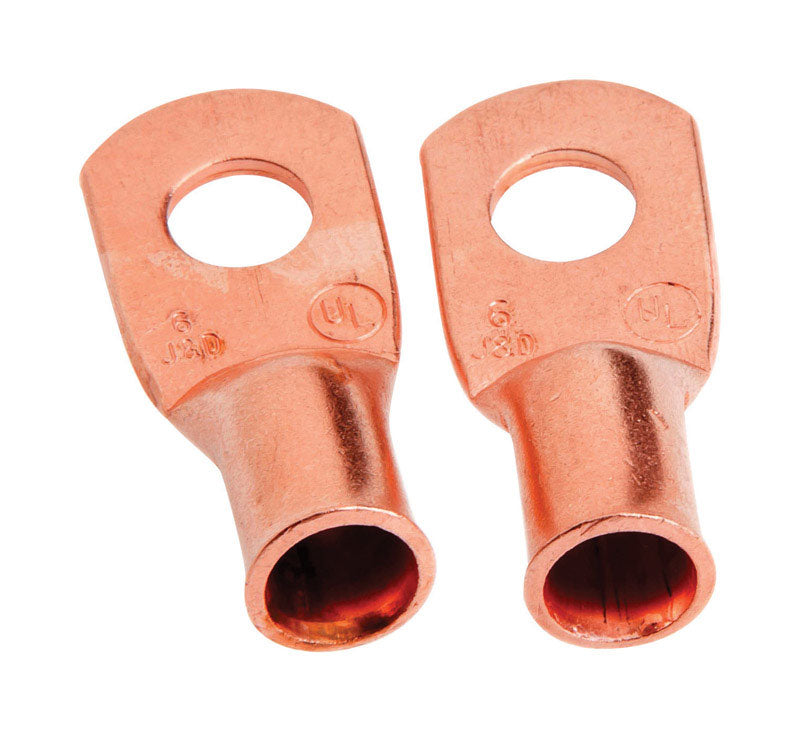 Terminal de cobre para cable de soldadura Forney, 2 piezas