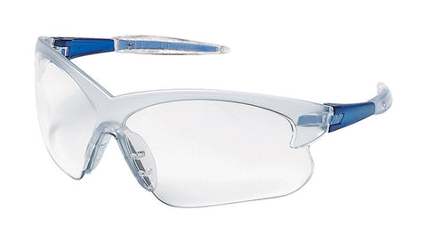 Safety Works Deuce Anti-Fog Safety Glasses Clear Lens Blue Frame 1 pc (Pack of 12)