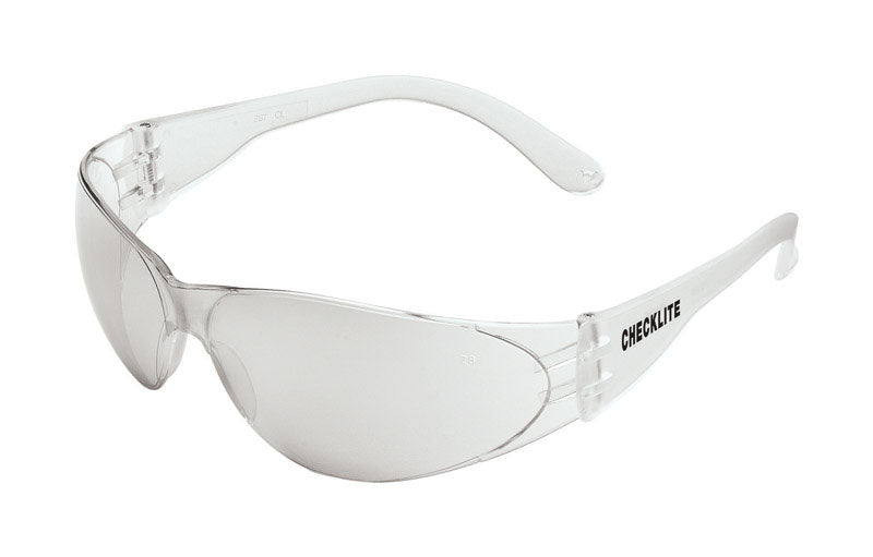 Safety Works Checklite Safety Glasses Clear Lens Clear Frame 1 pc (Pack of 12)