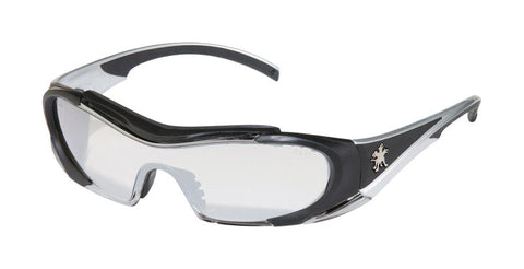 Safety Works Hellion Anti-Fog Safety Glasses Clear Lens Black Frame 1 pc (Pack of 12)