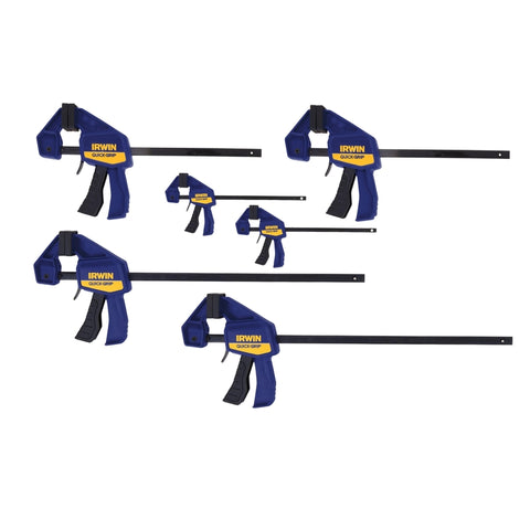 Irwin Quick-Grip Bar Clamp Set 100 lb 6 pc