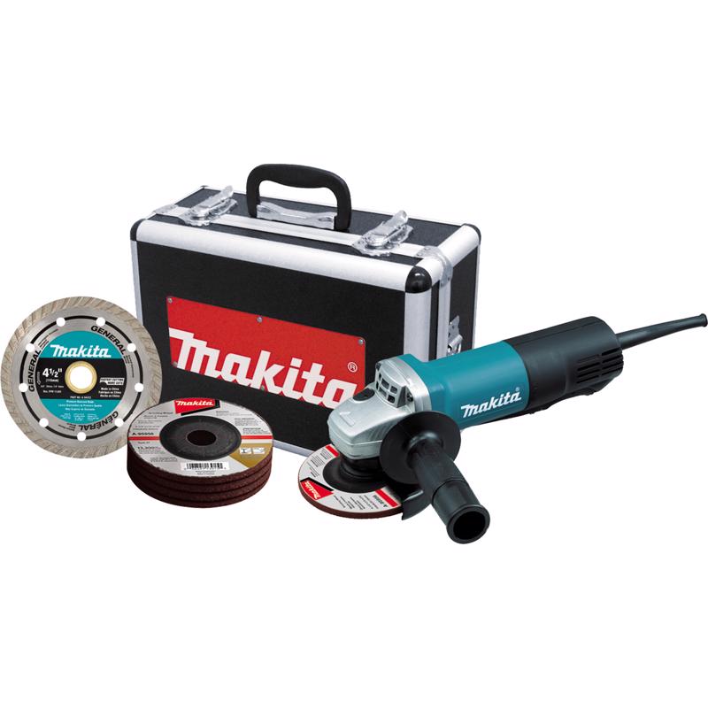Amoladora angular/de corte con cable Makita de 7.5 amperios, 4-1/2 pulg., solo herramienta