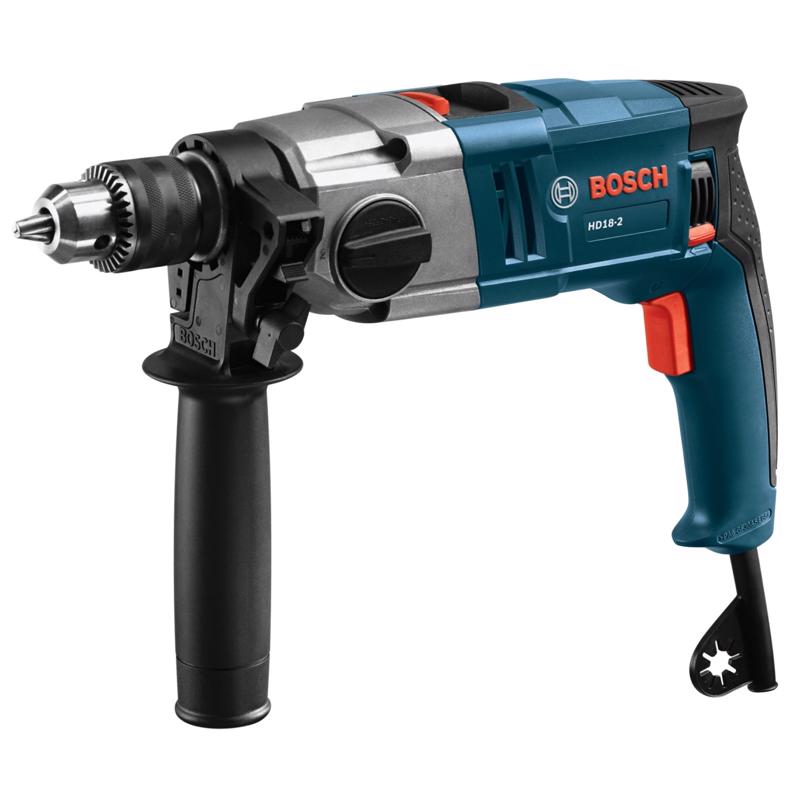 Taladro percutor con cable Bosch de 8,5 amperios y 1/2 pulg.