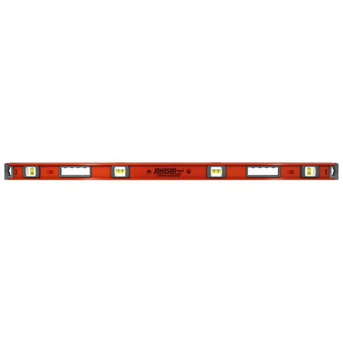 Johnson 48 in. Aluminum Magnetic I-Beam Level 4 vial (Pack of 2)