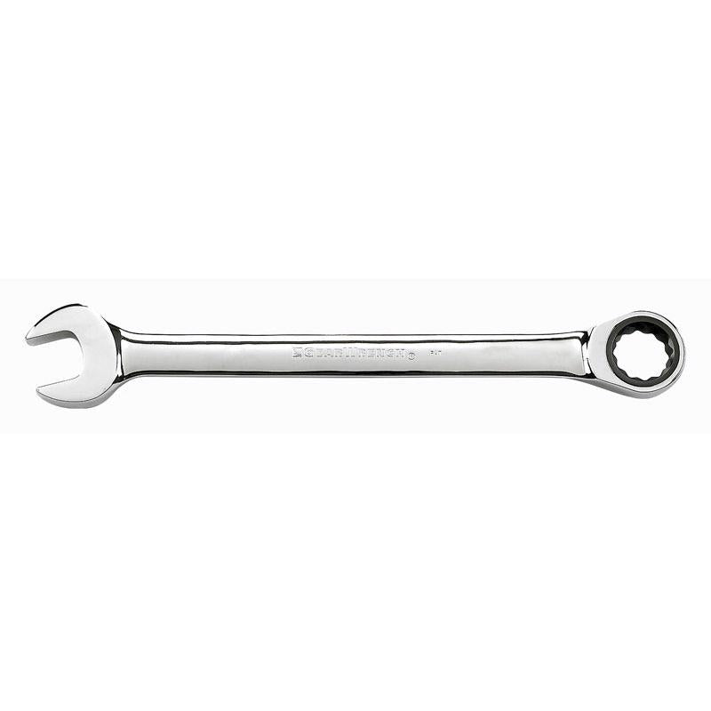 GEARWRENCH 7/16 inch in. X 7/16 inch in. 12 Point SAE Ratcheting Combination Wrench 6.508 in. L 1 pc