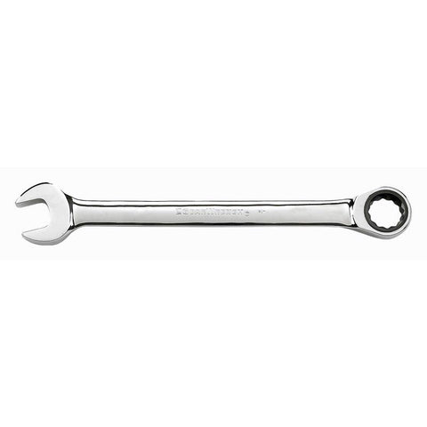 GEARWRENCH 7/16 inch in. X 7/16 inch in. 12 Point SAE Ratcheting Combination Wrench 6.508 in. L 1 pc