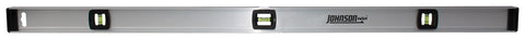 Johnson 48 in. Aluminum I-Beam Level 3 vial