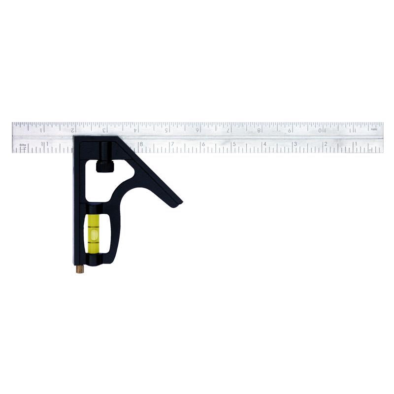 Johnson 12 in. L X 4-3/4 in. H Stainless Steel Combination Square