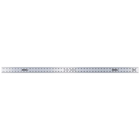 Johnson 48 in. L X 2 in. W Aluminum Heavy Duty Straight Edge SAE