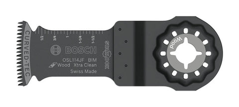 Bosch Starlock 1-1/4 in. X 4 in. L Bi-Metal Plunge Blade 3 pk