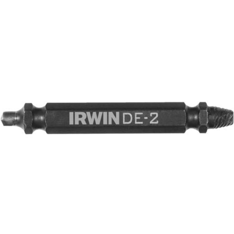 Extractor de tornillos de doble punta de acero de alta velocidad Irwin Impact SCREW-GRIP, M2, 0,15 in., 2 in., 1 pieza