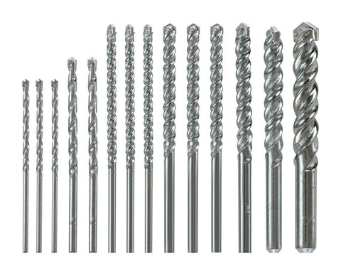 Bosch Assorted Carbide Tipped Rotary Drill Bit Set Straight Shank 14 pc