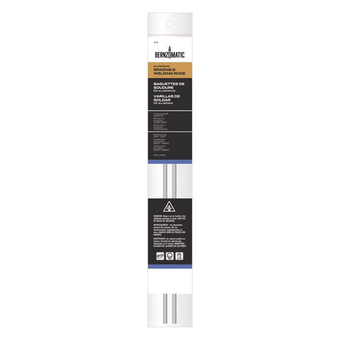 Bernzomatic 1/5 in. D X 12 in. L Aluminum Welding Rods 2 pk (Pack of 6)