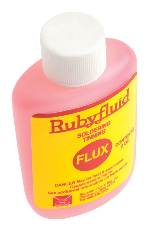 Forney Ruby Fluido 2 oz Fundente Líquido para Soldadura Sin Plomo 1 pza