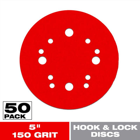 Diablo 5 in. Ceramic Blend Hook and Lock Sanding Disc 150 Grit Very Fine 50 pk