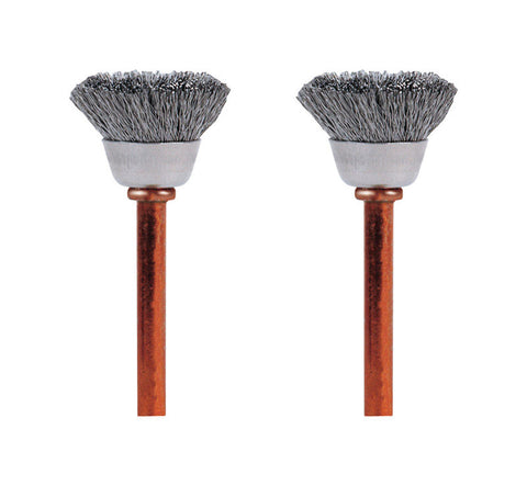Dremel 1/2 in. X 1.75 in. L Stainless Steel Brush 2 pk