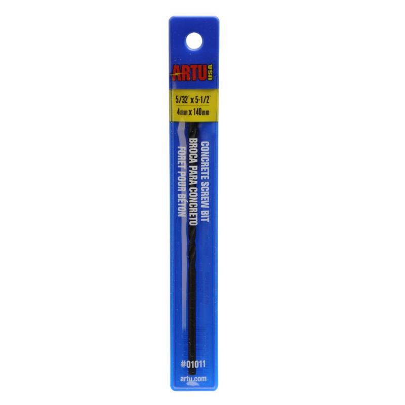 ARTU 5/32 in. X 5-1/2 in. L Tungsten Carbide Tipped Multi-Purpose Drill Bit Straight Shank 1 pc